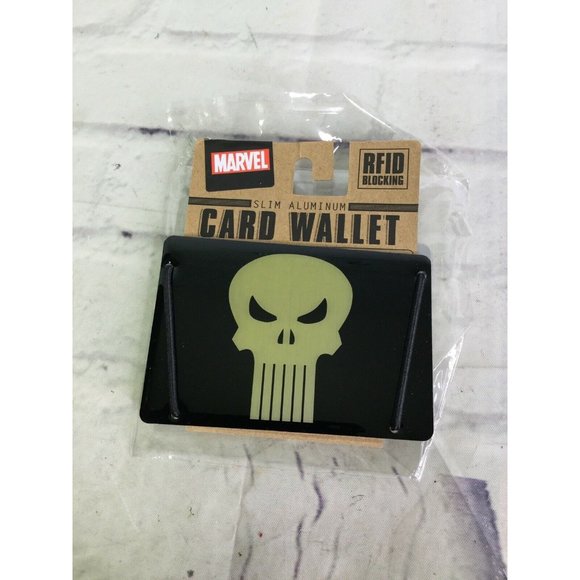 Bioworld Other - Marvel THE PUNISHER Skull Logo Slim Aluminum Card Wallet Holder RFID Blocking